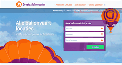 Desktop Screenshot of greetzz-ballonvaart.nl